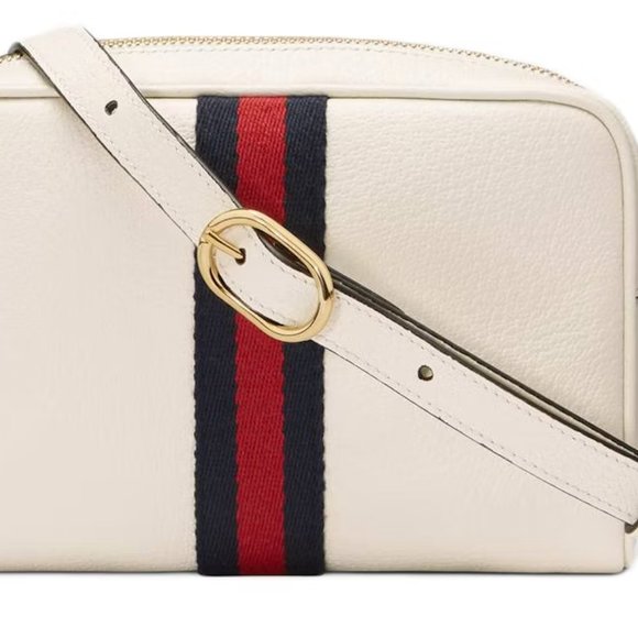 Gucci Ophidia Mini Shoulder Bag with Web in White - Picture 2 of 3